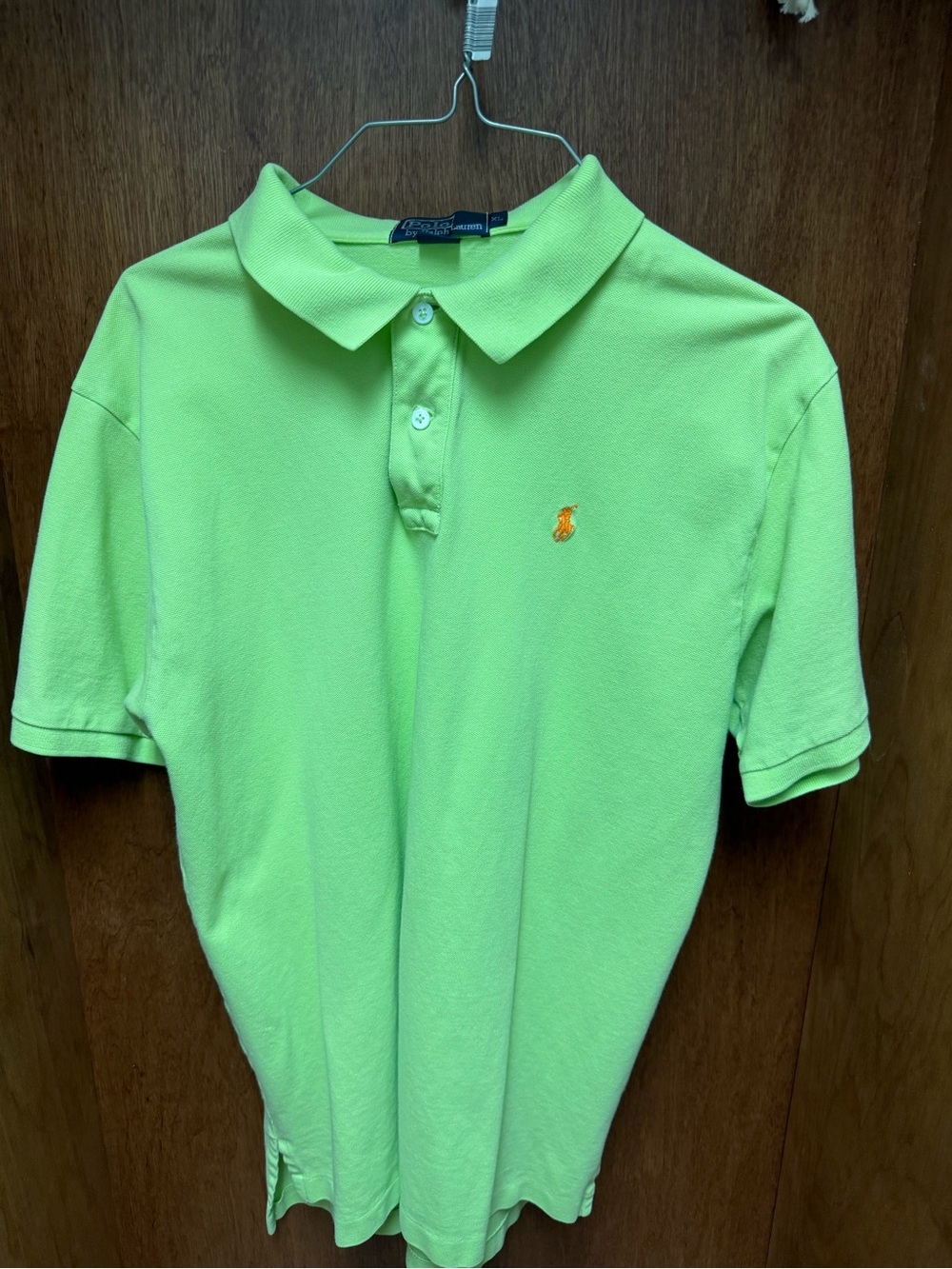 Polo by Ralph Lauren Bright Lime Green Cotton Polo